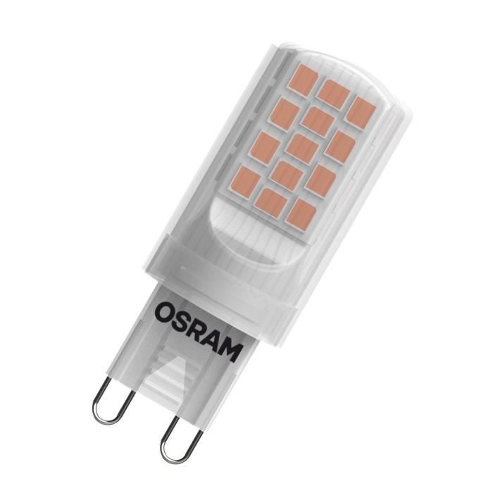 Lampe LED Star PIN - OSRAM - G9 - Blanc chaud - 430 Lumen - Remplacement 37W-Ampoules