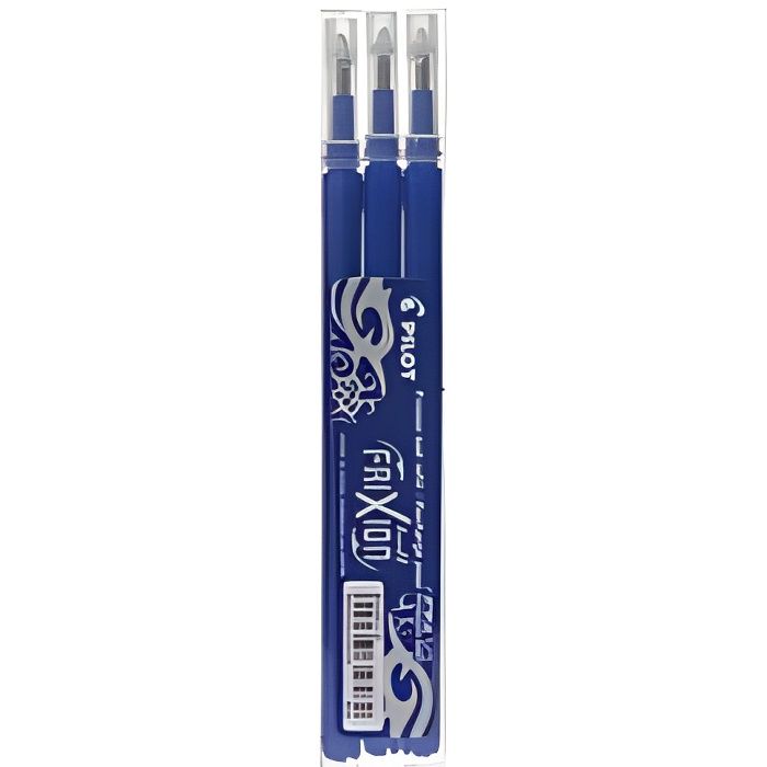 Ricariche Pilot Frixion Ball BL-FR7 - Per Penne Cancellabili, Punta Media 0.7mm, Blu, Confezione Da 6