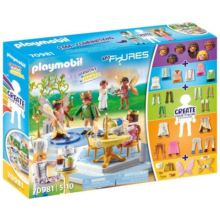 PLAYMOBIL 70981 My Figures Bal enchante Figures Cree ton personnage unique et colore