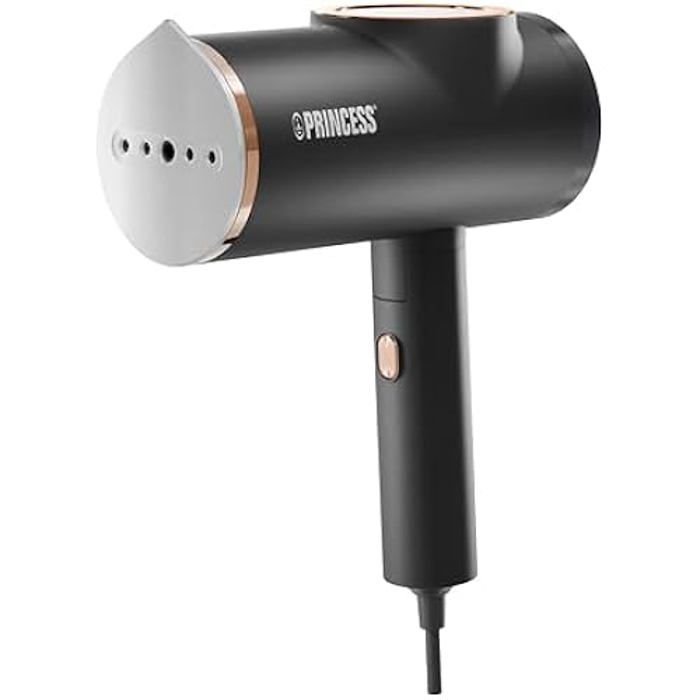 Défroisseur Pliable - PRINCESS - 2-en-1 - 1300W - 30s de Chauffe - Élimine 99% Bactéries - Princess