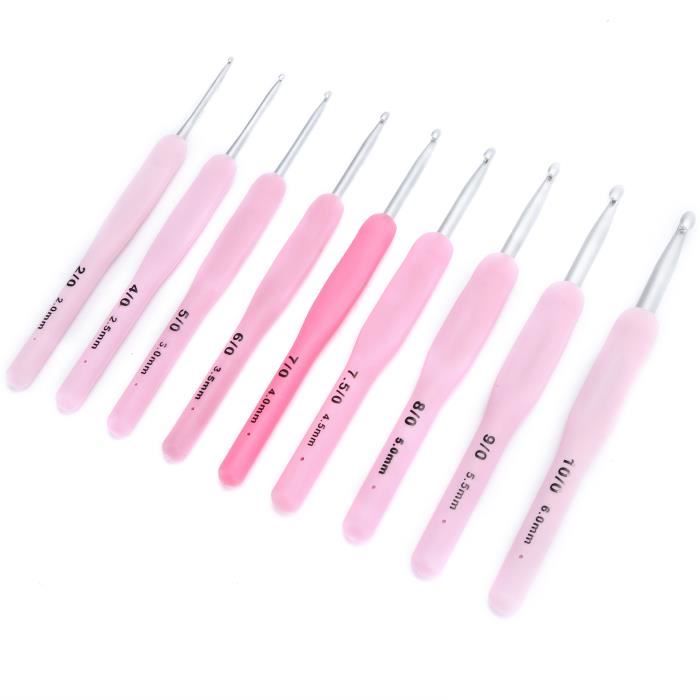 Cuque Ensemble De Crochet Crochet LED Rechargeable USB Set Weave Craft Aiguille à Tricoter