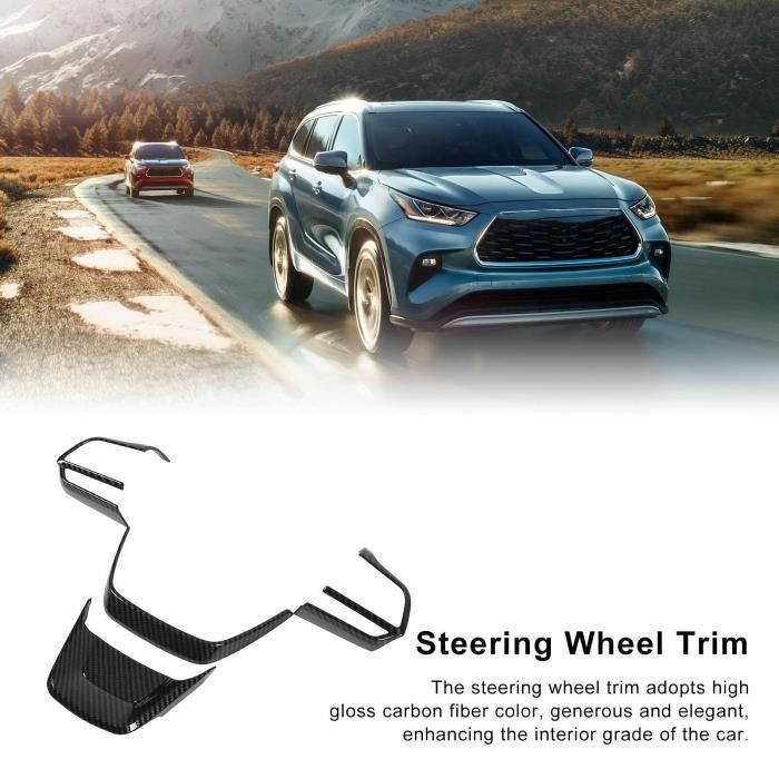 Housse De Volant En Fibre De Carbone Style ABS Chromé Pour BMW Série 1 3 E82 E87 E90 E92 E93 X1 E84