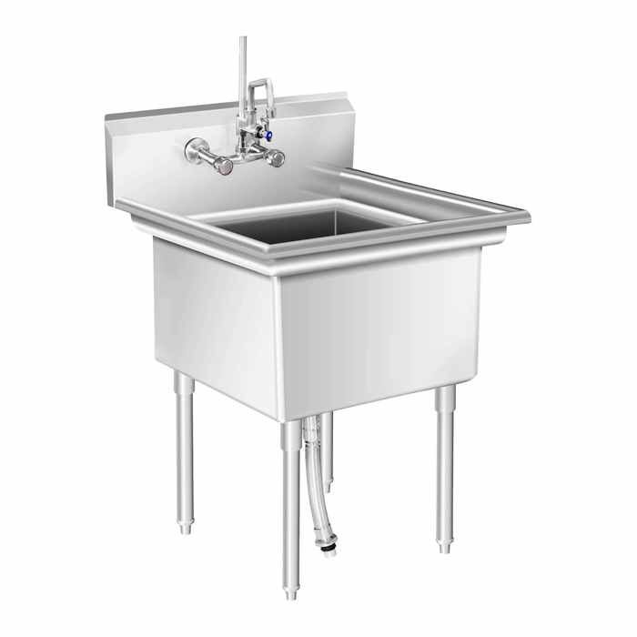 Evier Profondeur 25 Cm Evier Plonge Professionnel Royal Catering Rchs 8 Bassin