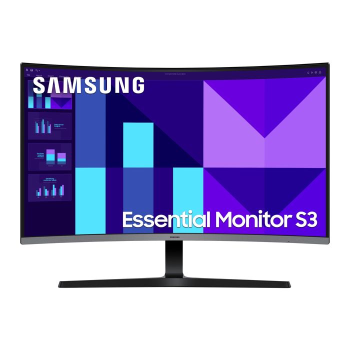 ECRAN 32 SAMSUNG S32D390G Noir 1920×1080 VA 16:9 4ms 250cd/m² 100Hz Incurvé 1500R HDMI D-Sub Casque Pied inclinable