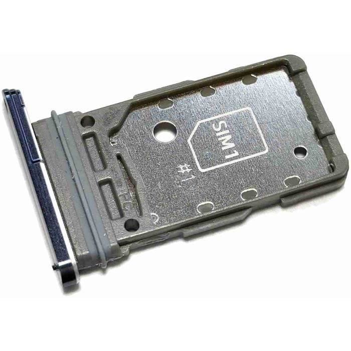 Tiroir Carte Dual SIM pour Samsung Galaxy S21 Ultra 5G SM G998BDS Remplacement Original Phantom