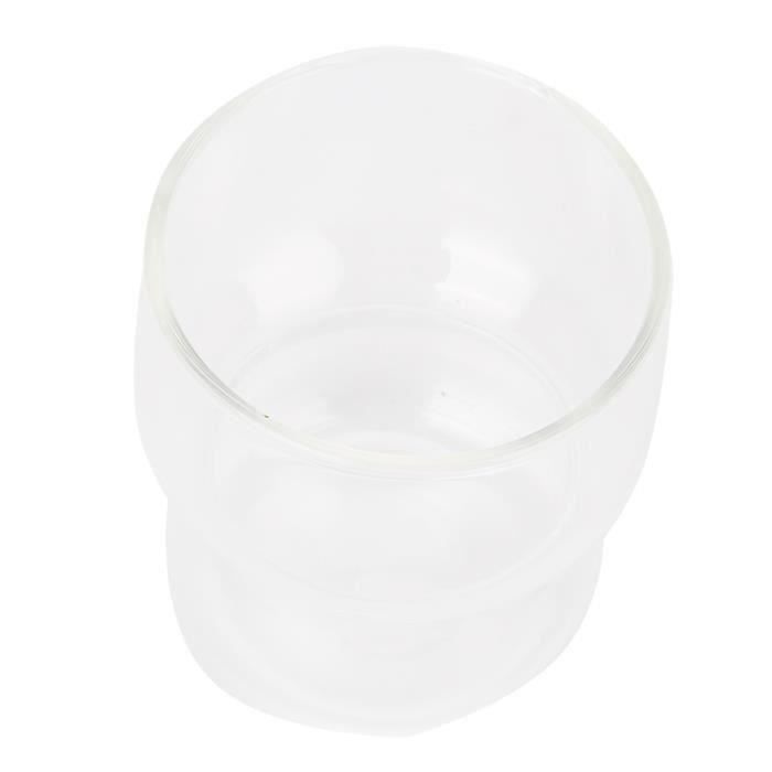 Light-Fdit Fournitures pour la maison Tasse à café en verre transparent  résistant à la chaleur pour la fabrication de lait à la - Cdiscount Maison