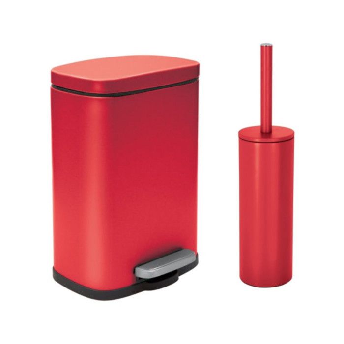Spirella Poubelle 3 ou 5 litres Acier Inoxydable Fermeture Douce avec Spirella Poubelle 3 ou 5 litres Acier Inoxydable Fermeture Douce avec