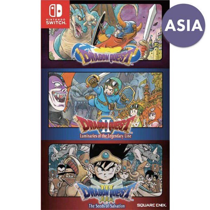 NSW Collection Dragon Quest I II et III 1 2 et 3 # - vue 2