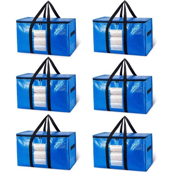 HealSmart Lot de 4 sacs de déménagement extra larges avec HealSmart Lot de 4 sacs de déménagement extra larges avec