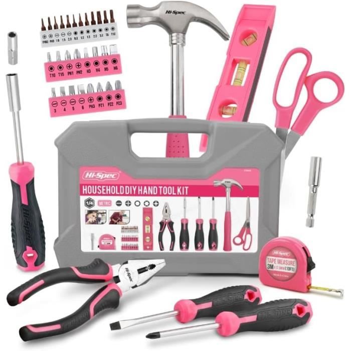 Kit Outils Enfant Hi-Spec 16 Pièces Avec Ceinture - Vrais Outils Métal, Gants Et Lunettes - Pour Bricolage Sécurisé - 8
