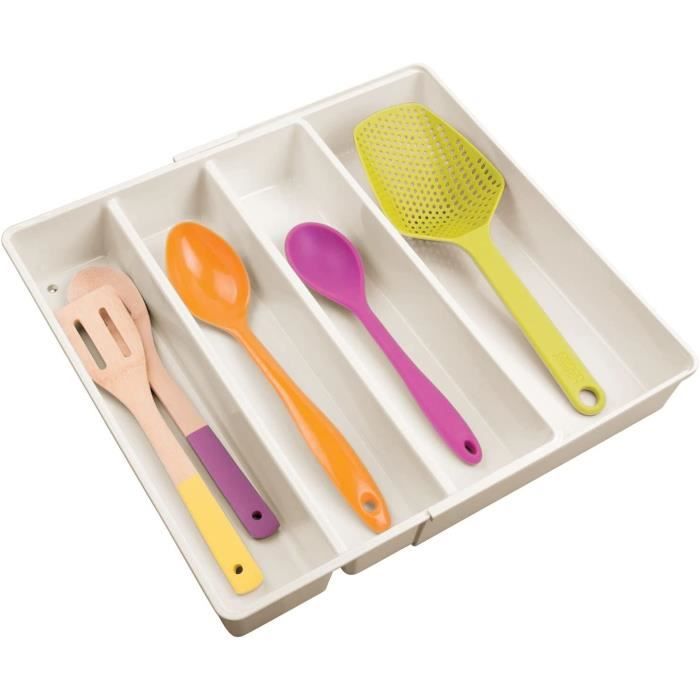 Cabilock Récipient De Rangement Transparent Pour Ustensiles