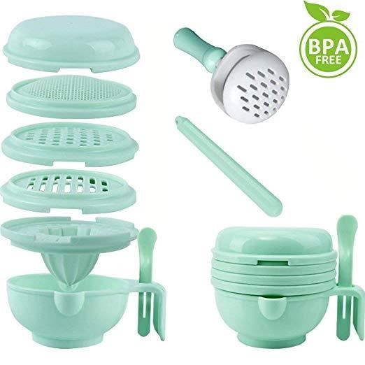9 En 1 Ensembles De Supplement Nourriture Pour Bebe Presse Puree Meuleuse Manuel Bol Legumes Food Grinder Ustensiles De Repas Vert Achat Vente Ensemble Repas 2009261705981 Cdiscount