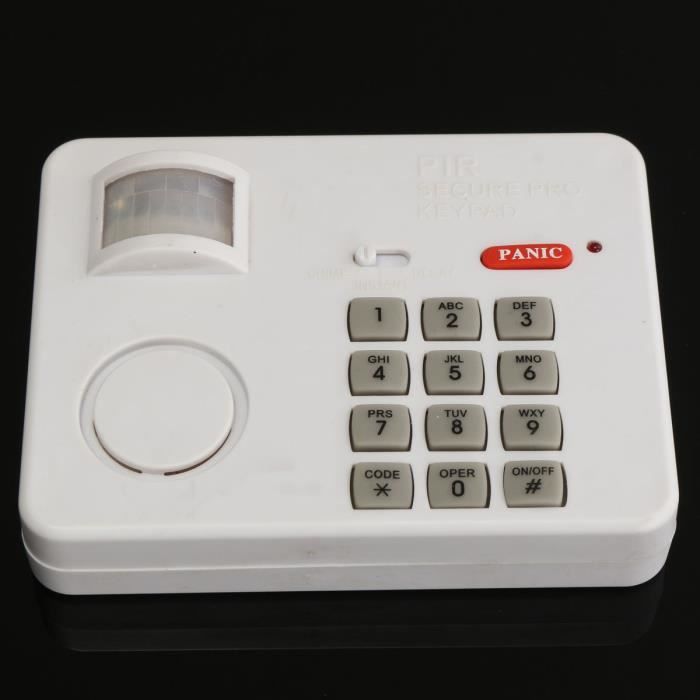 PIR Infrarouge Détecteur CapteMovement Alarme Code Sécurité Maison ...