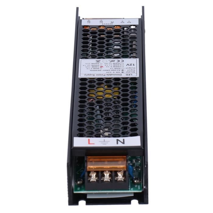 Alimentation éclairage Armoire 12V Avec Interrupteur à Induction - Transformateur Pour Lumière Ligne, Armoire à Vin