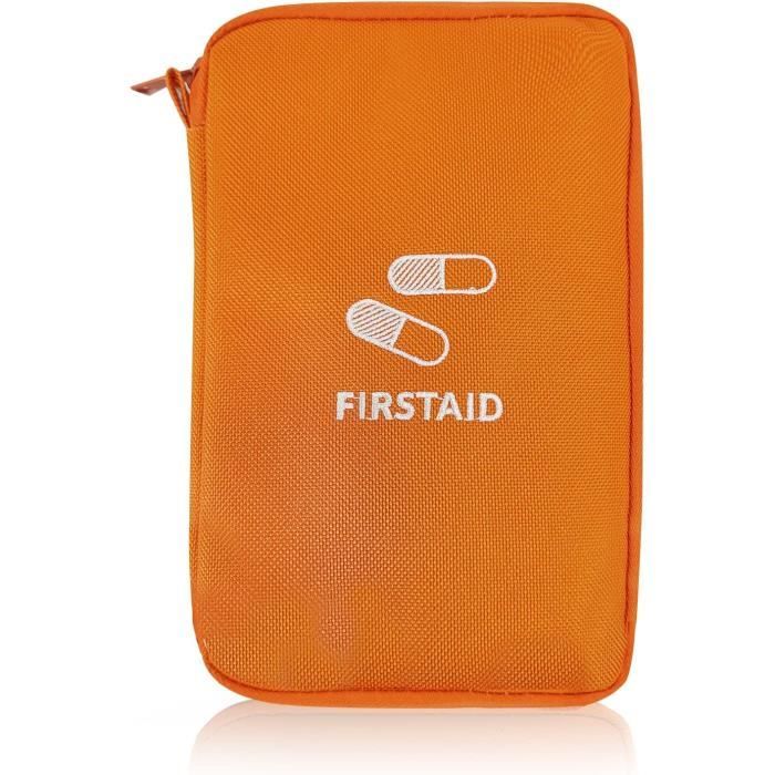 Trousse De Secours Vide Portable Mini - Sac Médical Compact Oxford Rouge Pour Premiers Soins Voyage & Maison