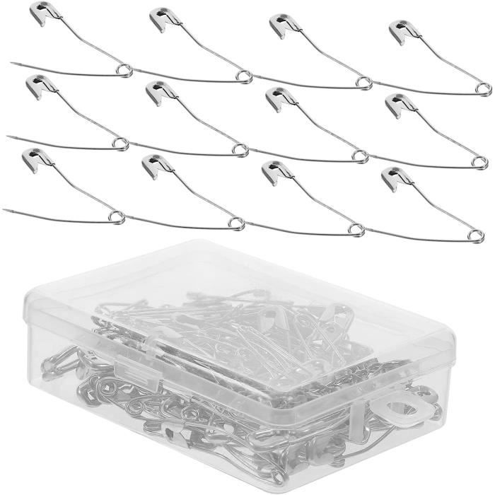 Lot De 50 Épingles De Corsage Plastique Blanc – Broches De Mariage, Boutonnières & Bricolage Fleurs