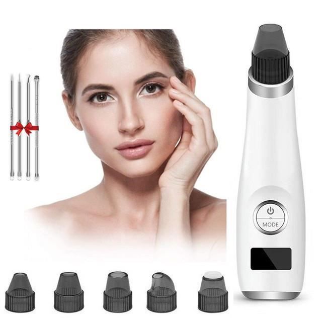 Aspirateur Point Noirs Visage Extracteur De Comedons Professionnel Appareil Peau Vacuum Nettoyant Pores Rechargeable Ecran Led Et Achat Vente Gommage Visage Aspirateur Point Noirs Visa Cdiscount
