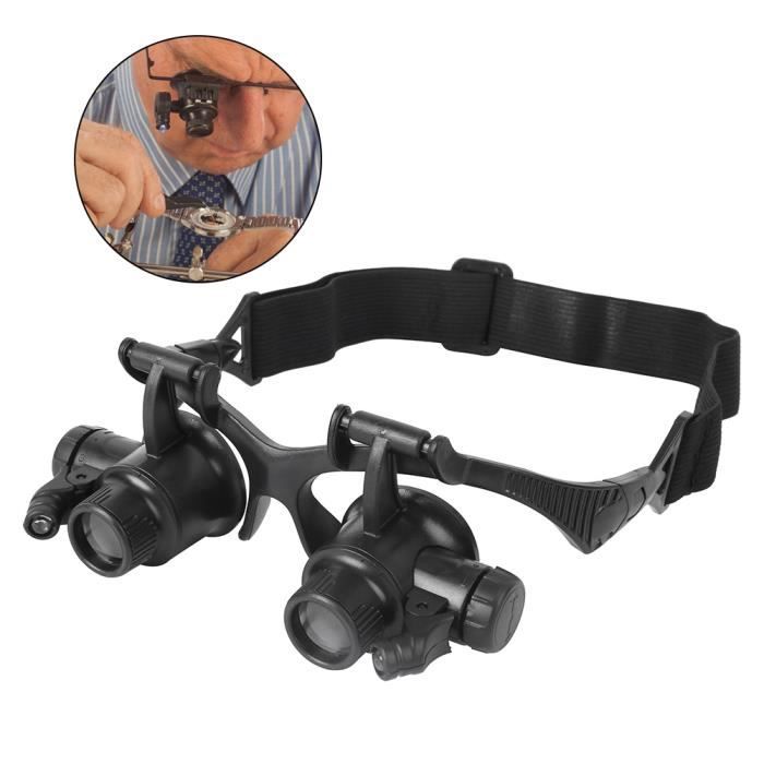 2 Pack Loupe 10 Fois Gagnifing Loupes Pour Les Travaux Rapprochés