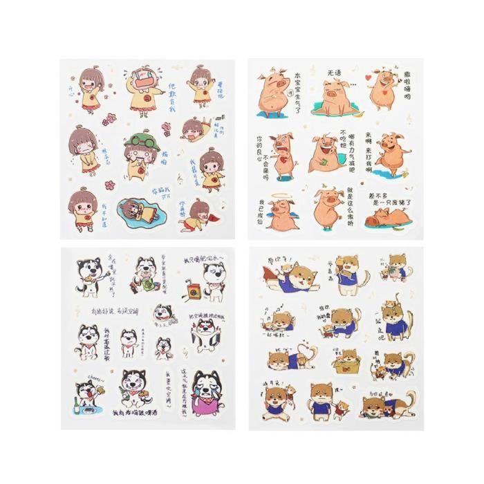 Hosaire 1 Paquet Autocollant Sticker Motif Kawaii Petite Prince Stickers Adhésif Cartoon Décoration de DIY Calendrier Album Scrapbooking Diary pour Enfant