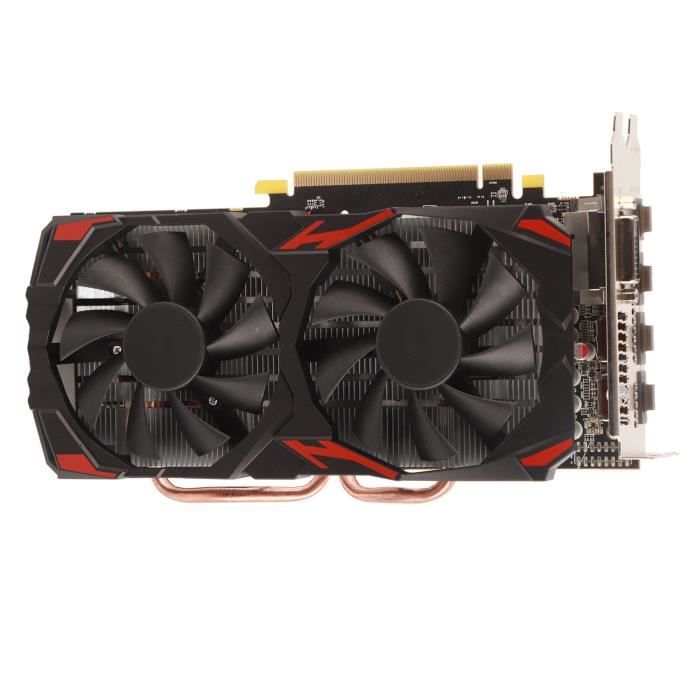 Carte graphique RX 580 – Vvikizy – 8 Go GDDR5 – 256 bits – Prise en charge 8K – 2 ventilateurs