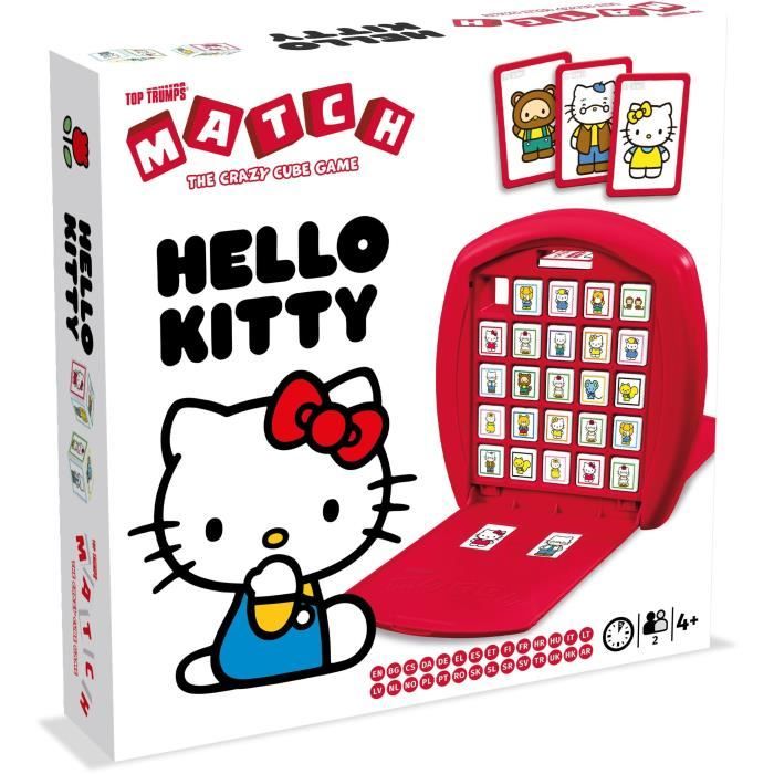 Jeu De Société WINNING MOVES Match Hello Kitty WM04859-ML1-6 – Alignez 5 Cubes Identiques Pour Gagner