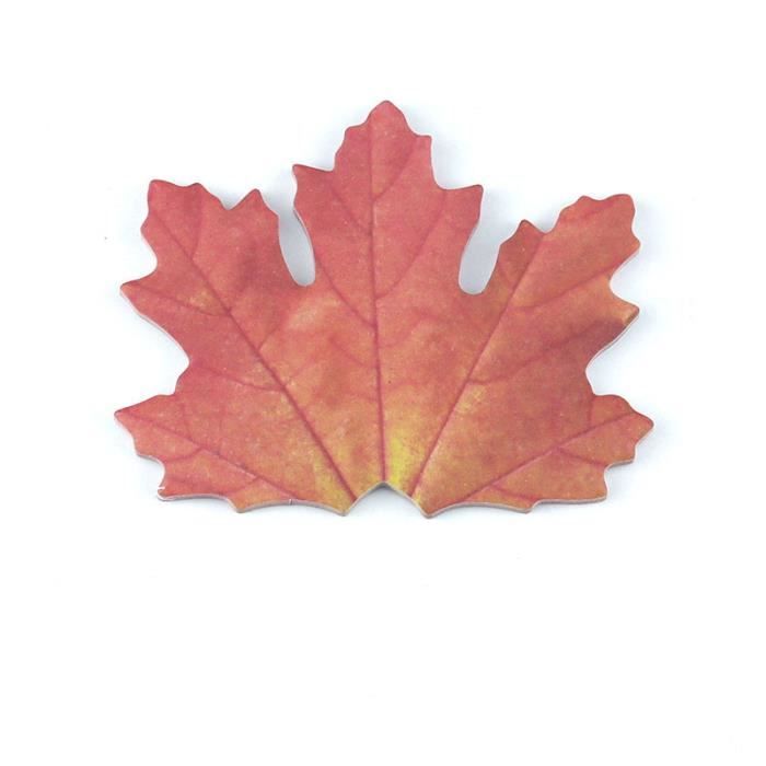 Notes Autocollantes En Forme De Feuilles D'érable - 300 Feuilles Colorées Pour Rappels