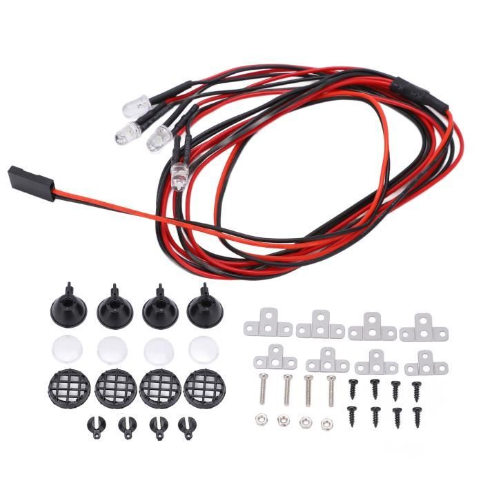 Phare RC, lumière LED de voiture télécommandée, phare LED RC 3 mm pour voiture RC Phares LED pour modèle Drift Car Phare RC, lumière LED de voiture télécommandée, phare LED RC 3 mm pour voiture RC Phares LED pour modèle Drift Car
