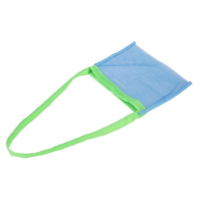 Sac De Rangement Extra Large En Maille - Pour Jouets, Plage, Piscine - Avec Bandoulière