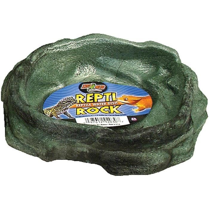 Zoo Med Repti Rock Abreuvoir pour Reptile-Amphibien Taille M: Animalerie