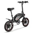 14 pouces vélo électrique pliant cyclomoteur E-bike 10AH batterie 40-60km portée maximale-1