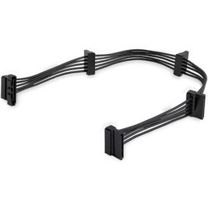 CABLING® Câble adaptateur interne d'alimentation SATA 15 broches vers 2