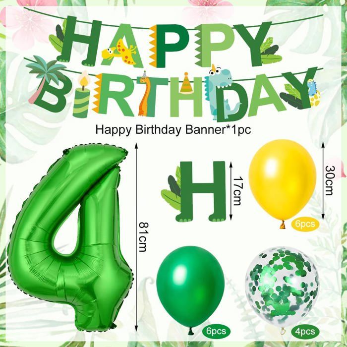 Kit ballon structure dinosaure 36 ballons NEUF - Décoration Kit ballon structure dinosaure 36 ballons NEUF - Décoration