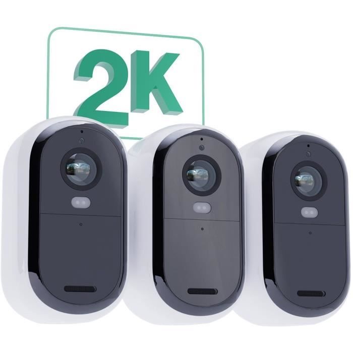Caméra De Sécurité Fenêtre 3MP 2K - Vision Nocturne Couleur AI - Détection Mouvement - WiFi 2.4/5 GHz - Compatible Alexa