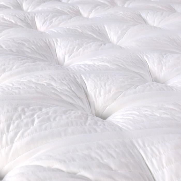 Matelas à Mémoire De Forme Avec 5 Cm De Mémoire - Hauteur 25 Cm Orthopedique Amovible 90x200 Cm