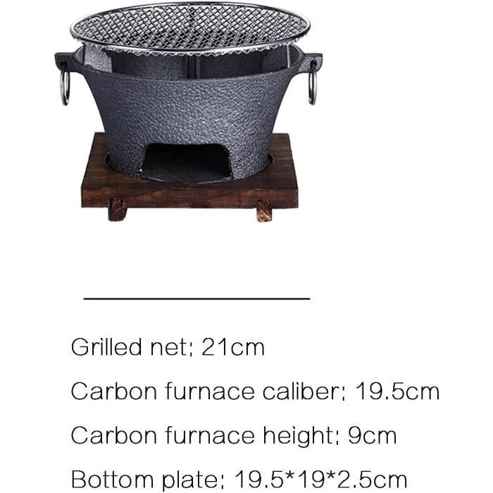 Foyer Rond Extérieur En Acier – Grand Modèle Pour Jardin, Patio, Camping – Brûleur à Charbon