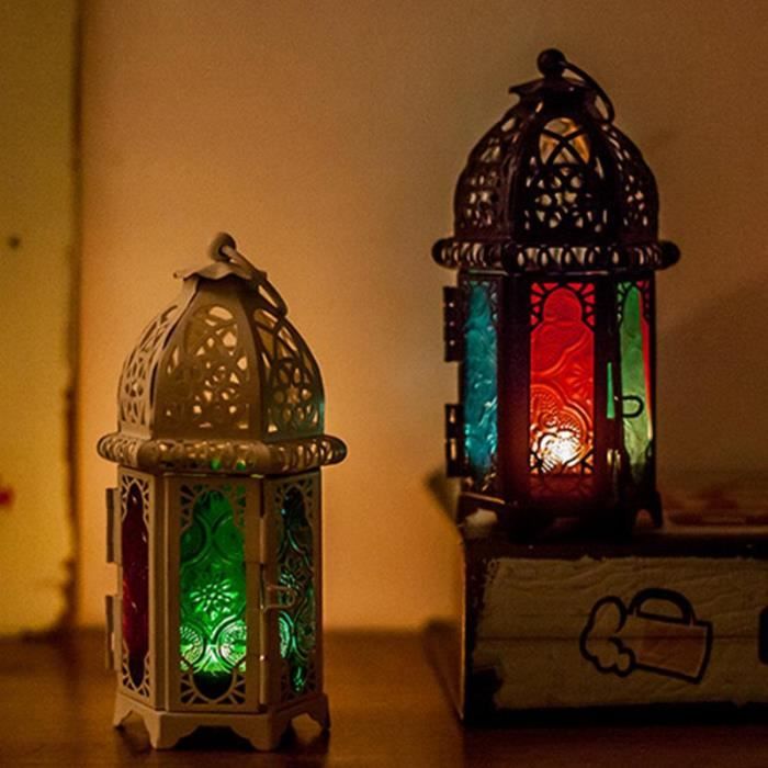 ARAMOX chandelier suspendu Décor d'amant évider bougeoir suspendu porte-bougie ornement de