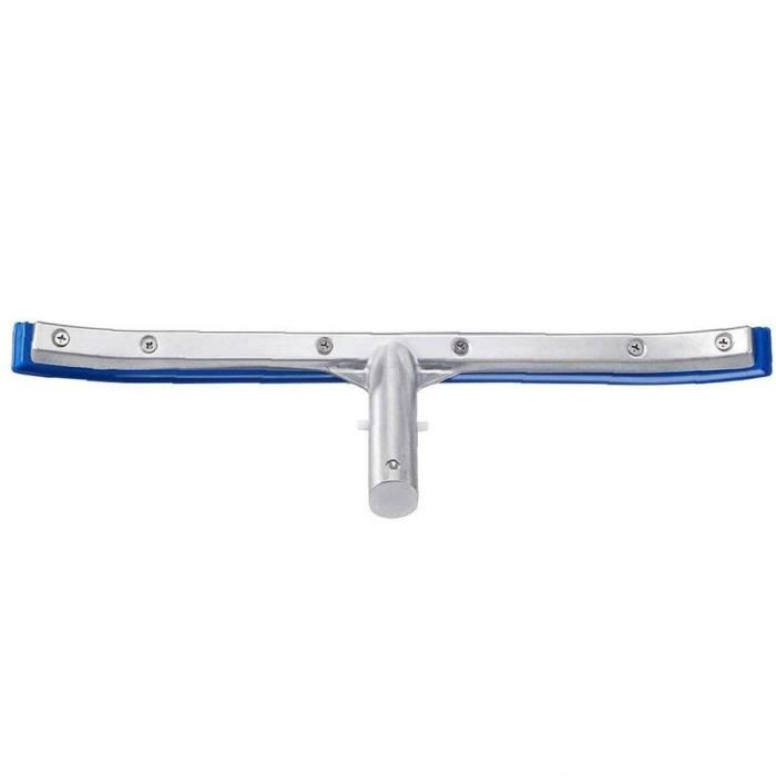 Brosse de piscine SJLERST en aluminium 18 pouces, accessoires de nettoyage de piscine gris