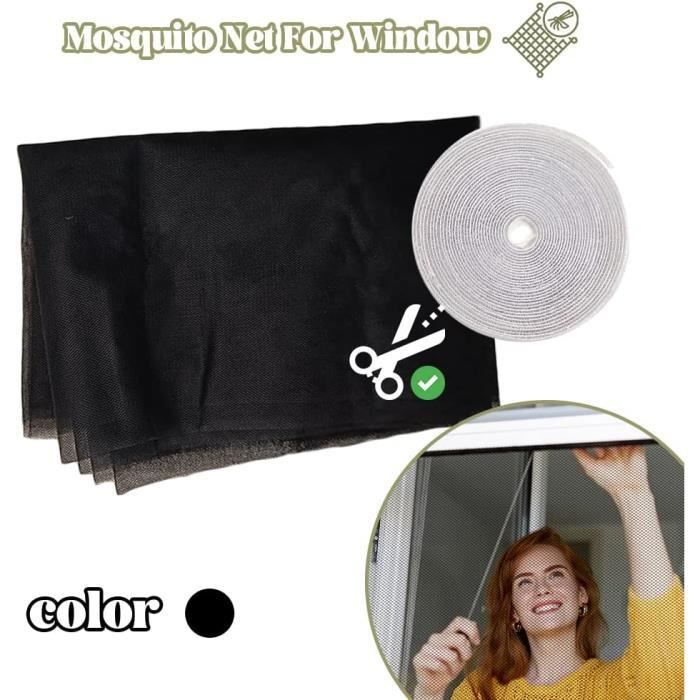 Lntyq Filet Moustiquaire, Moustiquaires De Fenêtres, 3 Paquets 130 Cm X 150 Cm Insectes De La Protection De La Fenetre Se Moustiquaire Fenetres Blanc 85890345