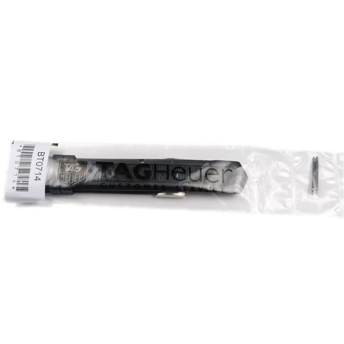 Bracelet Caoutchouc Noir TAG Heuer Pour Montre Formula 1 CAU2012 - Neuf Avec étiquettes, Largeur 22mm
