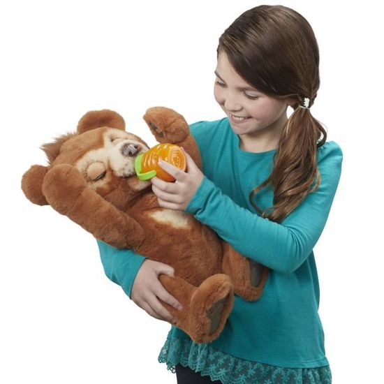 Peluche interactive - FurReal - Cubby, l'ours curieux - Cdiscount