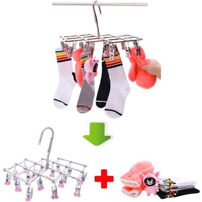 Poteau De Séchage Vêtements Acier Inoxydable Voyage Tige Corde À Linge