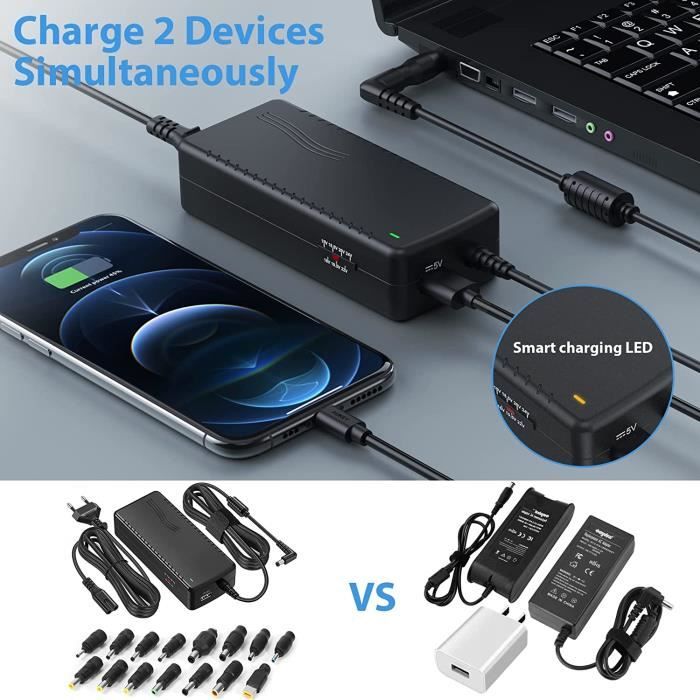 Chargeur universel pc portable - Cdiscount