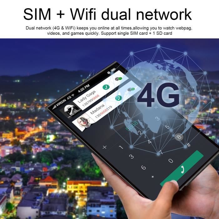 4G Tablette Tactile 10 pouces-3GO+32GO/128G-Android2