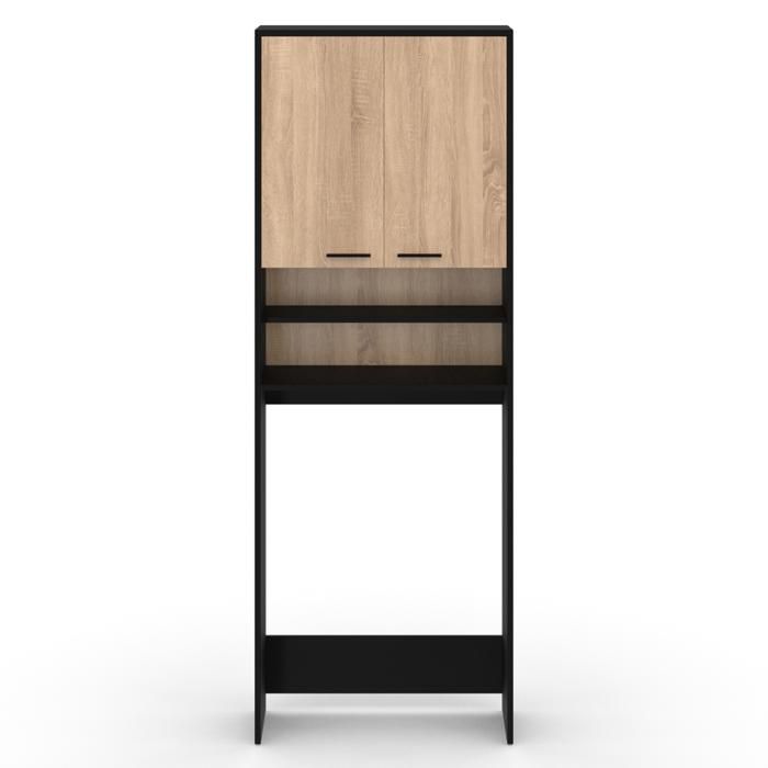 Meuble Dessus Machine à Laver Bambou Salle De Bain LAMELL Colonne