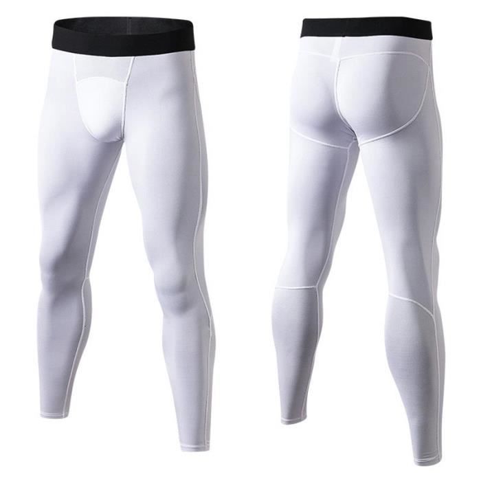 Ensemble Sous-vêtements Fonctionnels Homme - Legging De Sport + T-shirt Imprimé, 2 Pièces Stretch - 2