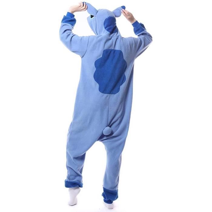 Pyjama Onesie Animal Adulte Unisexe - Doudou Polaire, Capuche, Pour Halloween Ou Cocooning