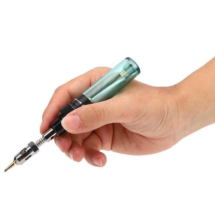 Forme de stylo sans fil portable Butane Outil à main en plastique