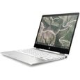 HP Chromebook x360 12b-ca0005nf PC Ultraportable Convertible et Tactile 12'' HD IPS Blanc (Intel Celeron, RAM 4 Go, eMMC 32 Go, AZER-3