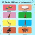 Tapis Piano Musical HAOPYOU - Plus de 90 Sonorités - Jouet Musical pour Bébés et Enfants - Bleu-3