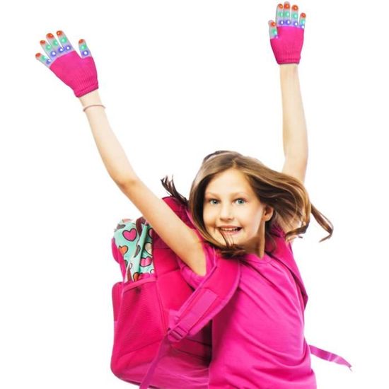 Fêtes Raves et Clubs wetepuxi LED Gants Jouets pour Enfants Décorations de Fête Amusantes pour Halloween Noël